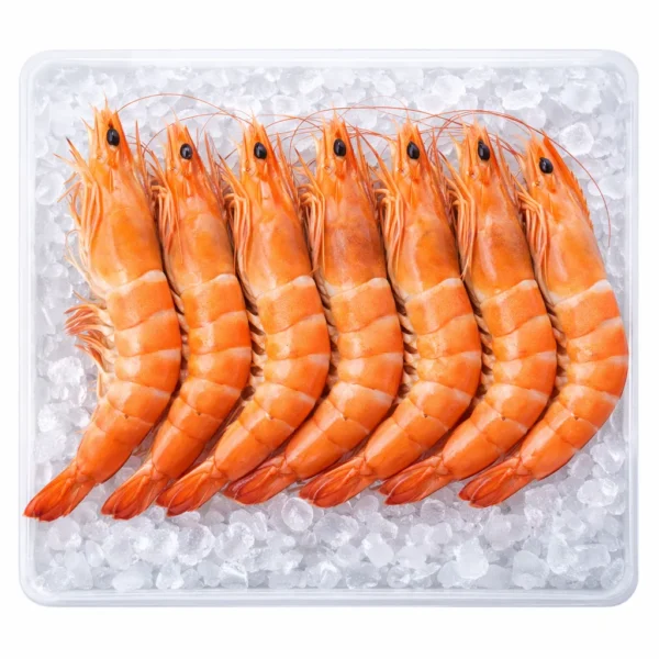 กุ้งแม่น้ำต้มแช่แข็ง size 21-30ตัว/กิโลกรัม กล่อง 10 กก