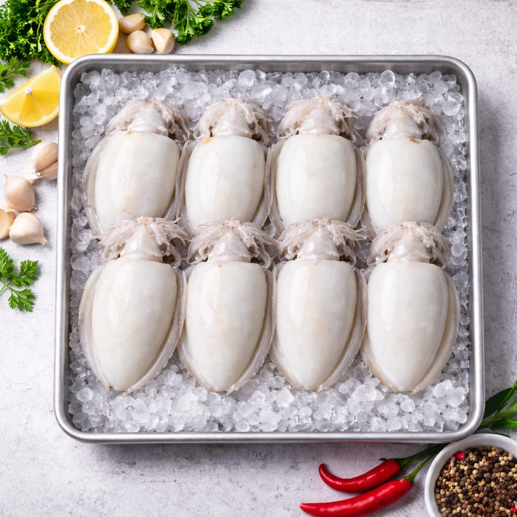 ปลาหมึกกระดองแช่แข็ง-1 ปลากระดองแช่แข็ง size 10-20ตัว/กิโลกรัม กล่อง 10 กก - Image 1